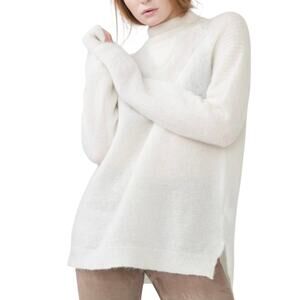 Just Female Potter Knit Cream Mohair & Wool Blend Sweater S